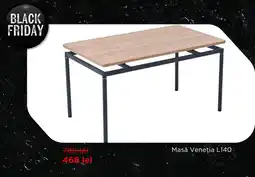 LEMS Masă Veneția L140 Ofertă