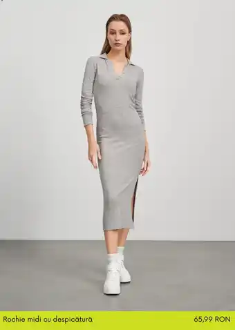 Sinsay Rochie midi cu despicătură Ofertă