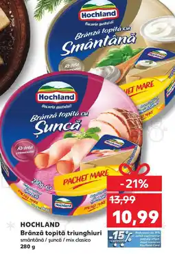 Kaufland HOCHLAND Brânza topită triunghiuri Ofertă