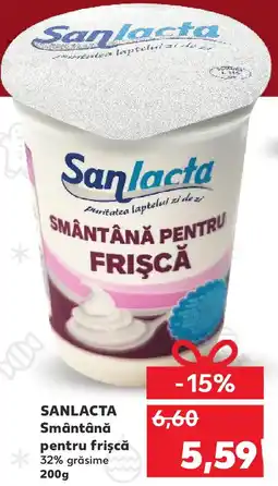 Kaufland SANLACTA Smântână pentru frişcă Ofertă