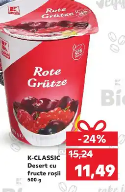 Kaufland K-CLASSIC Desert cu fructe roşii Ofertă