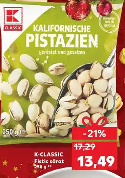 Kaufland K-CLASSIC Fistic sărat Ofertă
