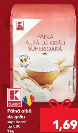 Kaufland Făină albă de grâu superioară tip 000 Ofertă