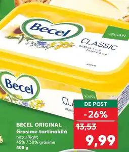 Kaufland BECEL ORIGINAL Grasime tartinabilă Ofertă