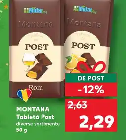 Kaufland MONTANA Tabletă Post Ofertă