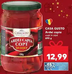 Kaufland CASA GUSTO Ardei capia copt în oțet Ofertă
