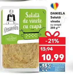 Kaufland DANIELA Salată vinete cu ceapă Ofertă