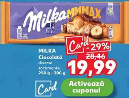 Kaufland MILKA Ciocolată Ofertă