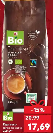 Kaufland Espresso cafea măcinată Ofertă