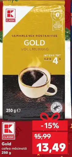 Kaufland Gold cafea măcinată Ofertă