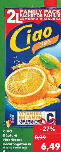 Kaufland CIAO Băutură răcoritoare necarbogazoasă Ofertă