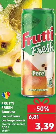 Kaufland FRUTTI FRESH Băutură răcoritoare carbogazoasă Ofertă