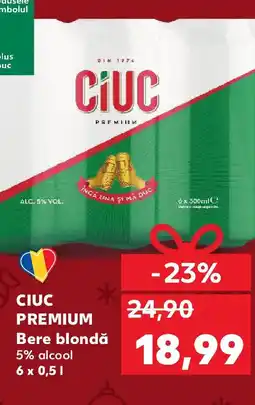 Kaufland CIUC PREMIUM Bere blondă Ofertă