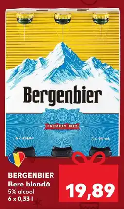 Kaufland BERGENBIER Bere blondă Ofertă