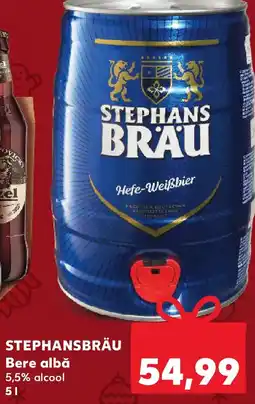 Kaufland STEPHANSBRÄU Bere albă Ofertă