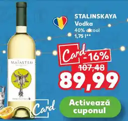 Kaufland STALINSKAYA Vodka Ofertă