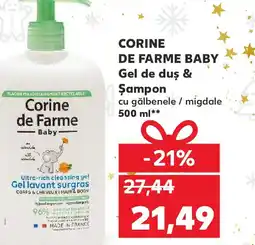 Kaufland CORINE DE FARME BABY Gel de duş & Şampon Ofertă