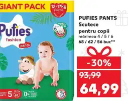 Kaufland PUFIES PANTS Scutece pentru copii Ofertă