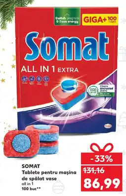 Kaufland SOMAT Tablete pentru masina de spălat vase Ofertă