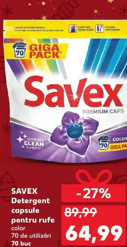Kaufland SAVEX Detergent capsule pentru rufe Ofertă