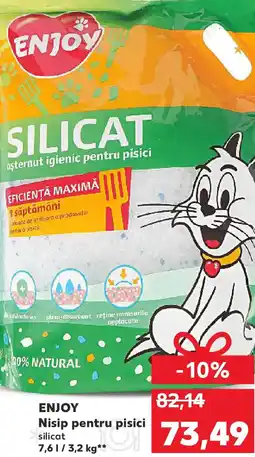 Kaufland ENJOY Nisip pentru pisici Ofertă