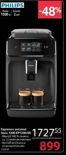 Selgros Espressor automat Seria 1200 EP1200/00 Ofertă
