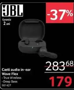 Selgros JBL Casti audio in-ear Wave Flex Ofertă