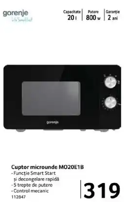 Selgros Cuptor microunde MO20E1B Ofertă