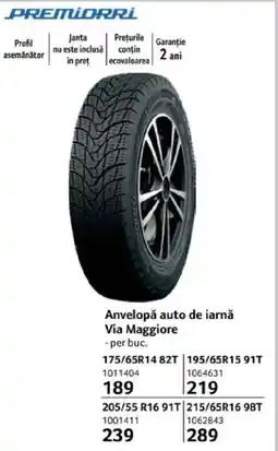Selgros Anvelopǎ auto de iarnă Via Maggiore Ofertă