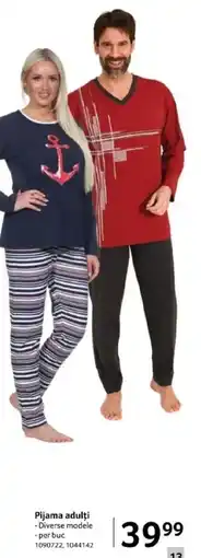 Selgros Pijama adulți Ofertă