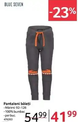 Selgros Pantaloni băieţi Ofertă