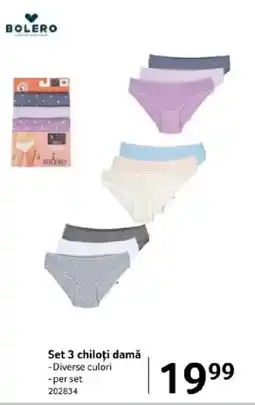 Selgros Set 3 chiloţi damă Ofertă