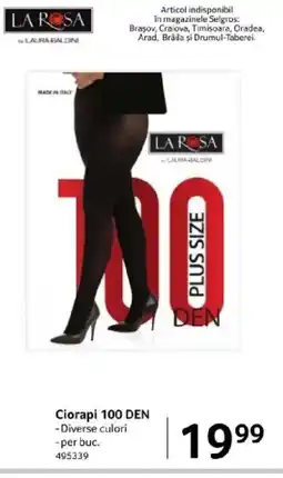 Selgros Ciorapi 100 DEN Ofertă