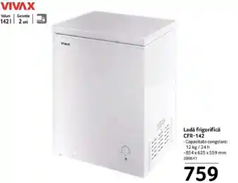 Selgros Ladǎ frigorifică CFR-142 Ofertă