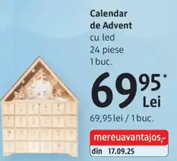 DM Calendar de Advent cu led Ofertă