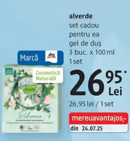 DM Alverde set cadou pentru ea gel de duş Ofertă