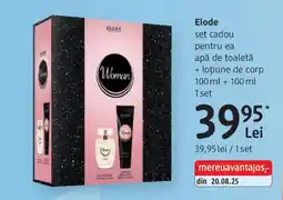 DM Elode set cadou pentru ea apă de toaletă + loţiune de corp Ofertă