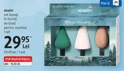 DM Ebelin set bureți în formă de brad pentru machiaj Ofertă
