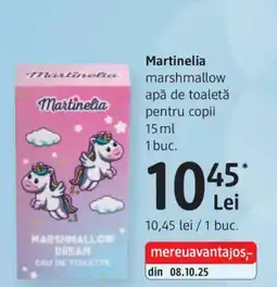 DM Martinelia marshmallow apă de toaletă pentru copii Ofertă