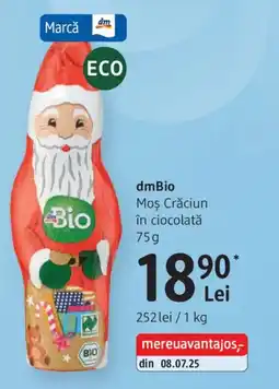 DM DmBio Moş Crăciun în ciocolată Ofertă