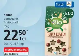 DM Dmbio bomboane în ciocolată Ofertă