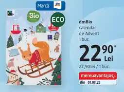 DM Dmbio calendar de Advent Ofertă