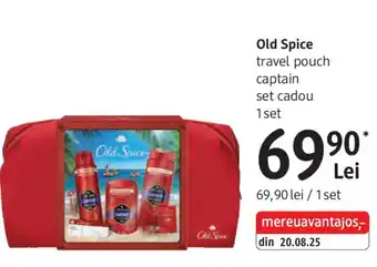 DM Old Spice travel pouch captain set cadou Ofertă