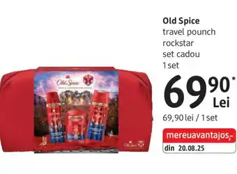 DM Old Spice travel pounch rockstar set cadou Ofertă