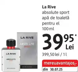 DM La Rive absolute sport apă de toaletă pentru el Ofertă