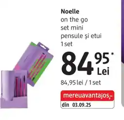 DM Noelle on the go set mini pensule şi etui Ofertă
