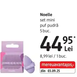 DM Noelle set mini puf pudră Ofertă