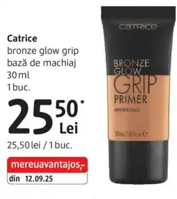 DM Catrice bronze glow grip bază de machiaj Ofertă