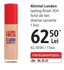 DM Rimmel London lasting finish 35H fond de ten Ofertă