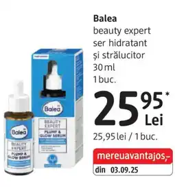 DM Balea beauty expert ser hidratant şi strălucitor Ofertă